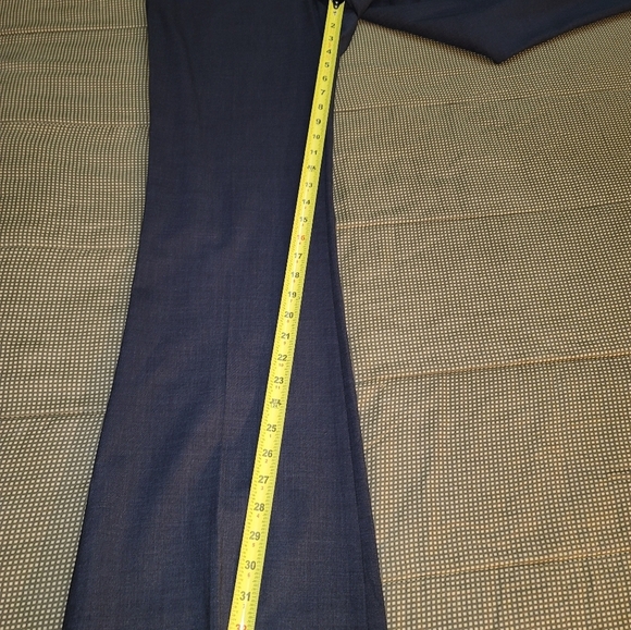 BCBGMAXAZRIA Women Solid Gray Wool Two Buttons Blazer & Pant 2 Piece Suit Size M - Picture 14 of 15